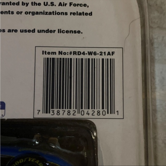 Air Force #21 Blue Die-Cast NASCAR Truck - Picture 4 of 4
